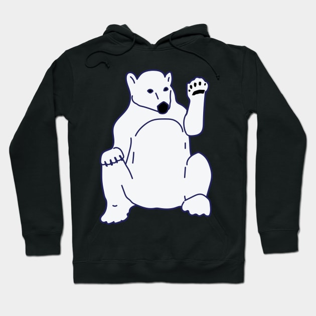 Polar bear Hoodie by Protect friends